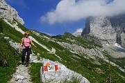 Al Rifugio Albani a scavalco della Valle Azzurra, salita in tutta la sua estensione il 23 giugno 2015 - FOTOGALLERY